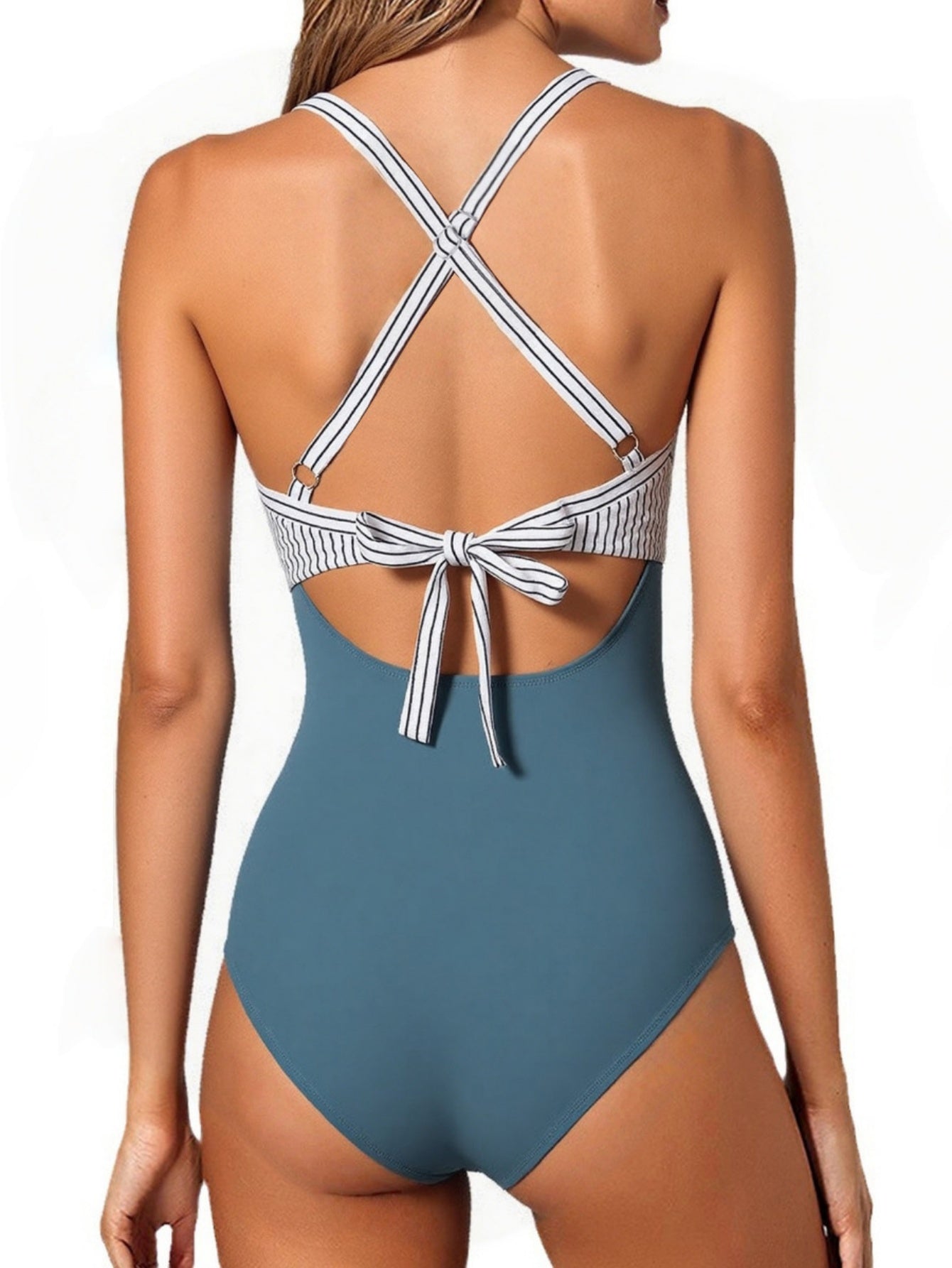 Cutout Tie-Back One-Piece