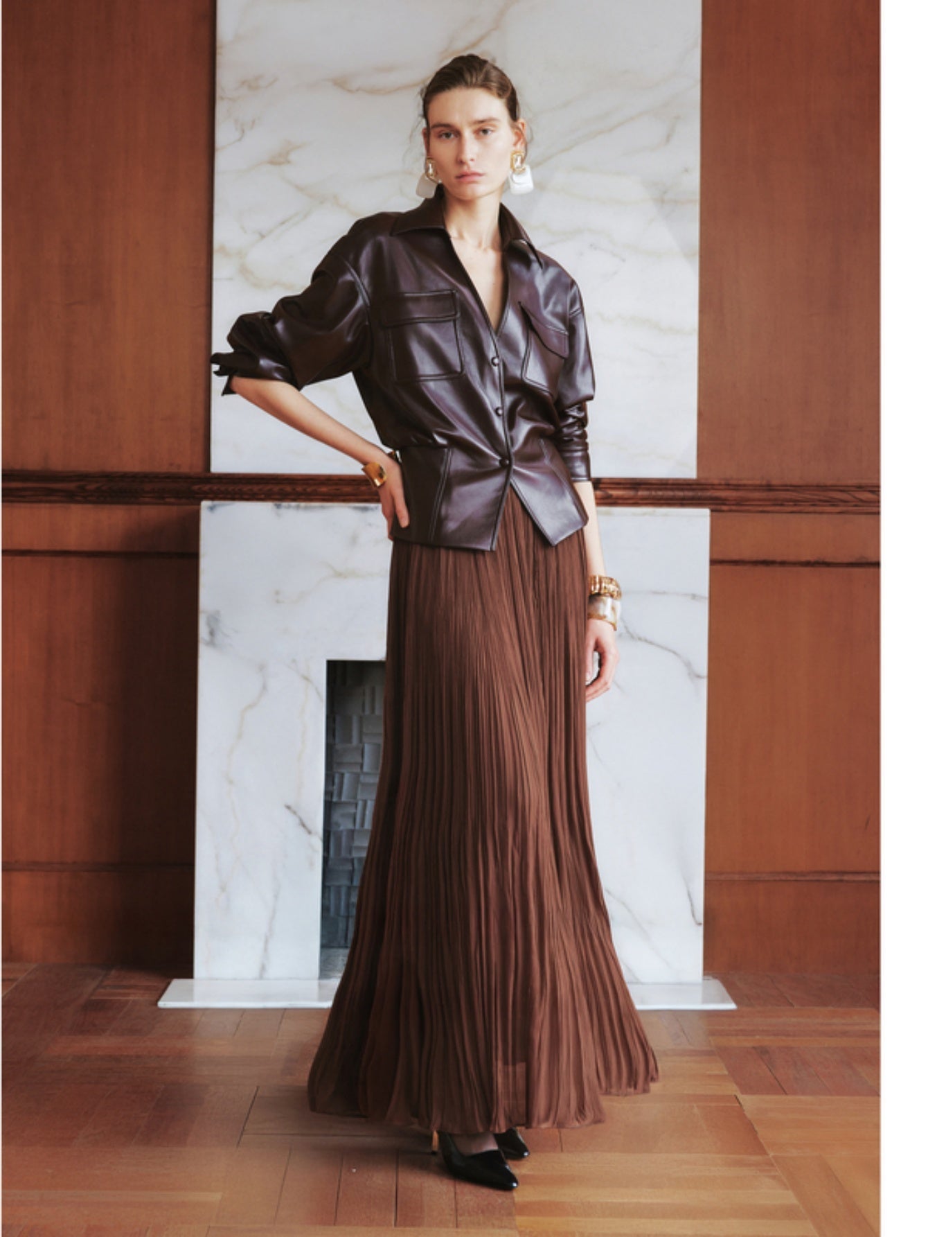 Faux Leather Moto Jacket