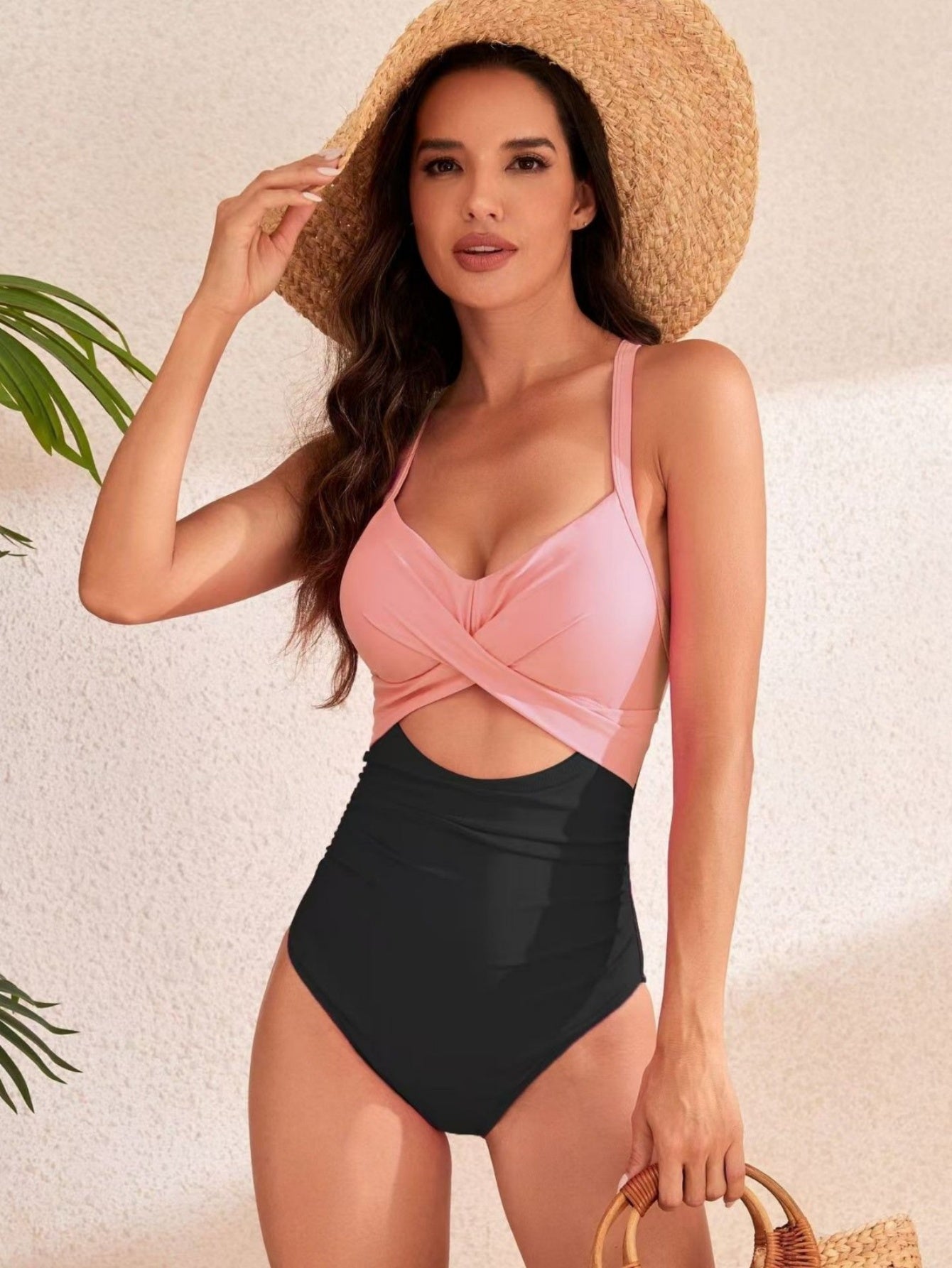 Cutout Tie-Back One-Piece