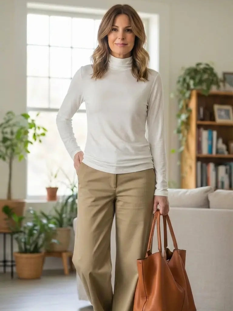 Cashmere blend Turtleneck Ultralight Top