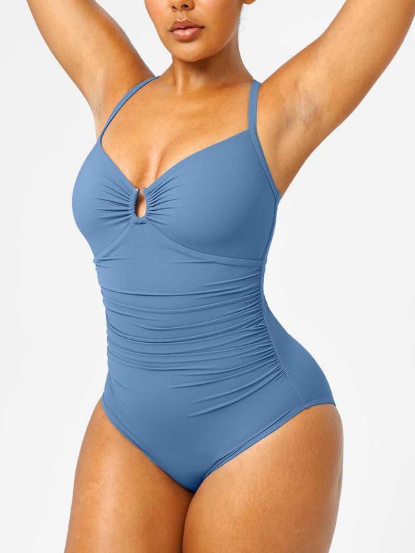 Cut Out Tummy Control One-Piece