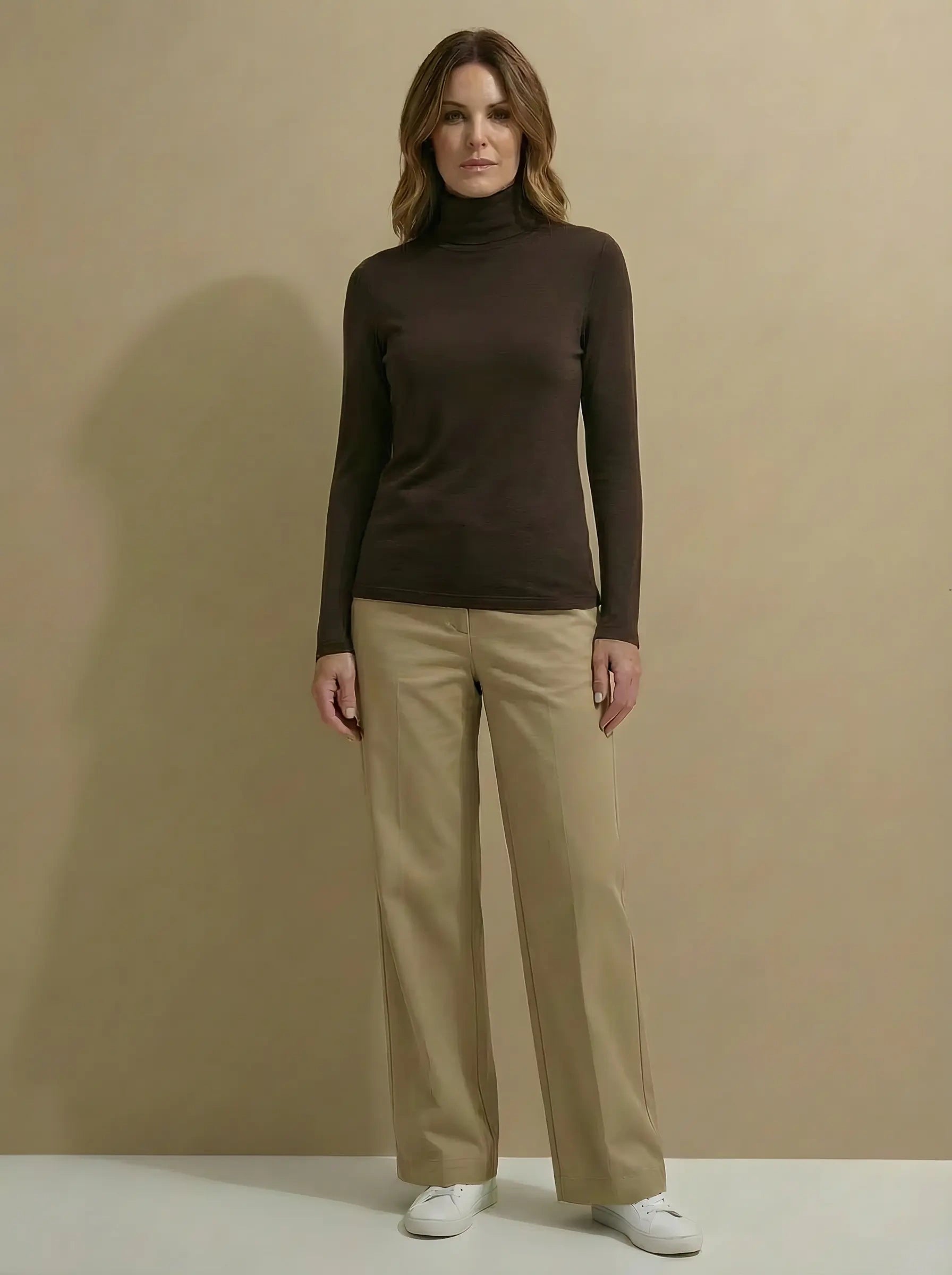 Cashmere blend Turtleneck Ultralight Top