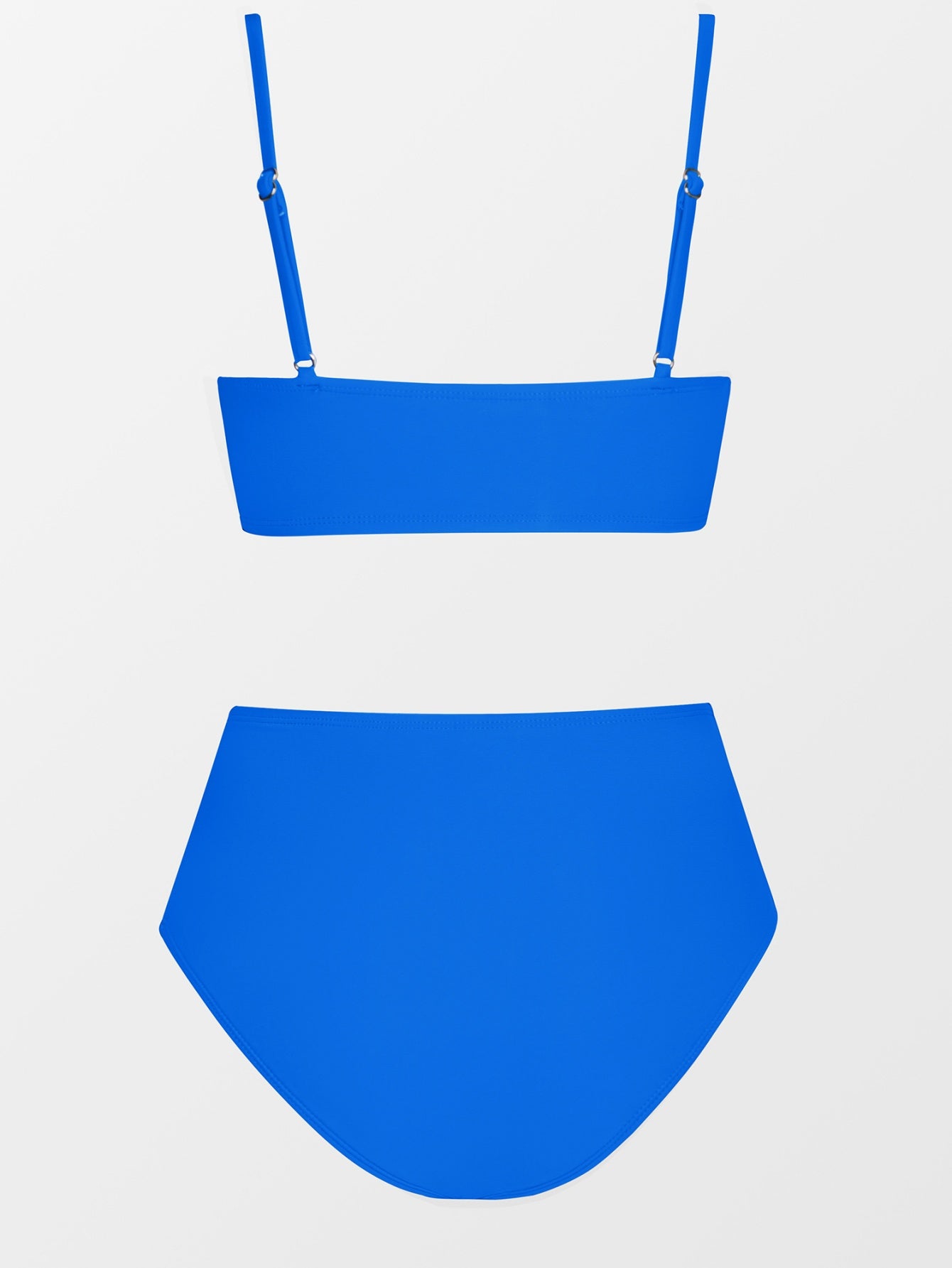 Wrap Top Spliced High Waist Bikini Set