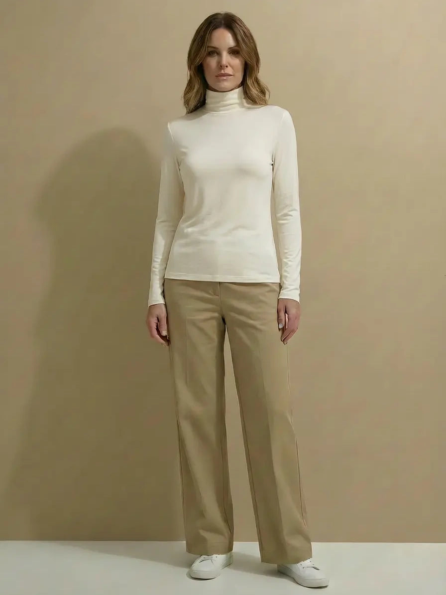 Cashmere blend Turtleneck Ultralight Top