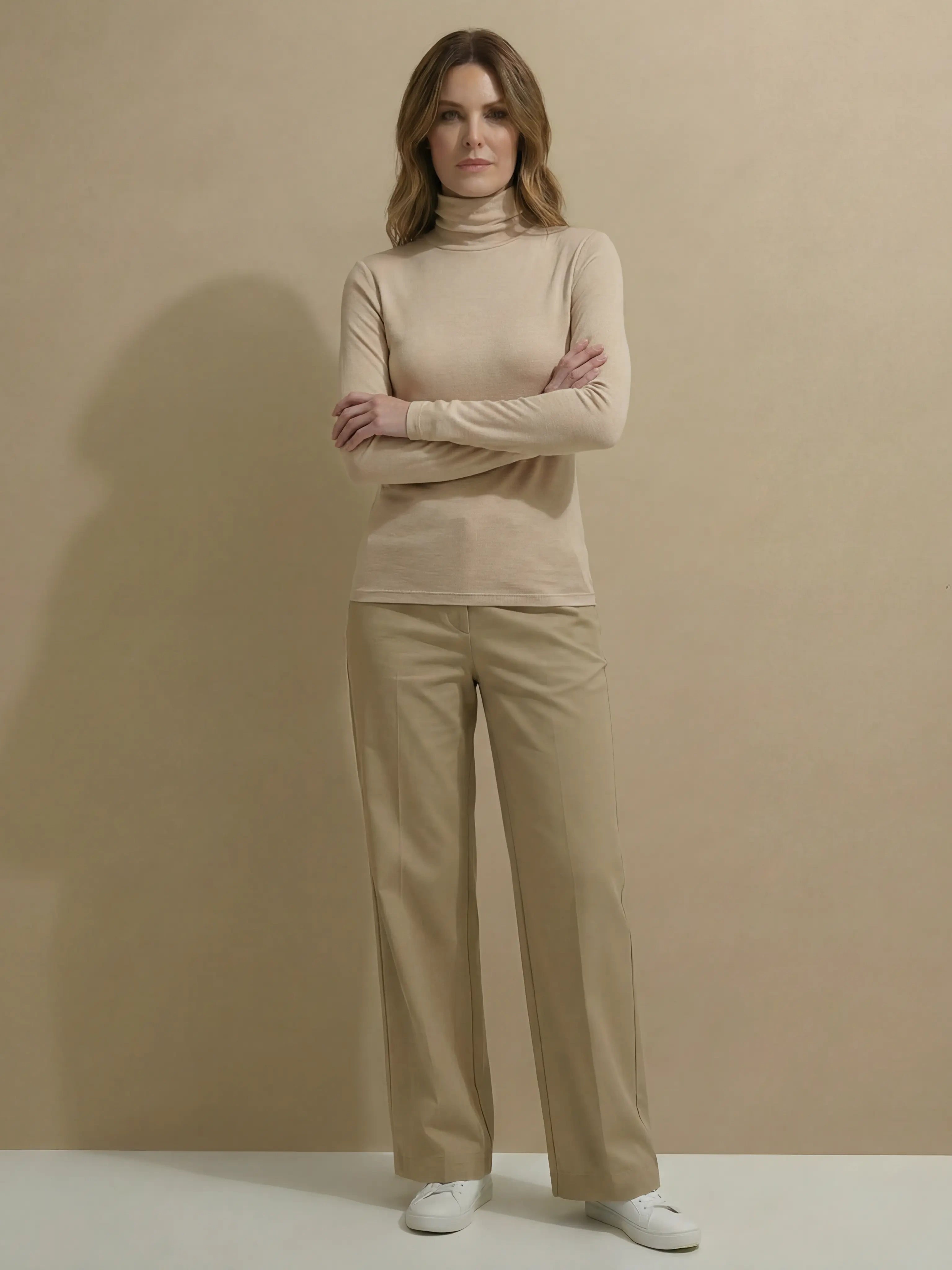 Cashmere blend Turtleneck Ultralight Top