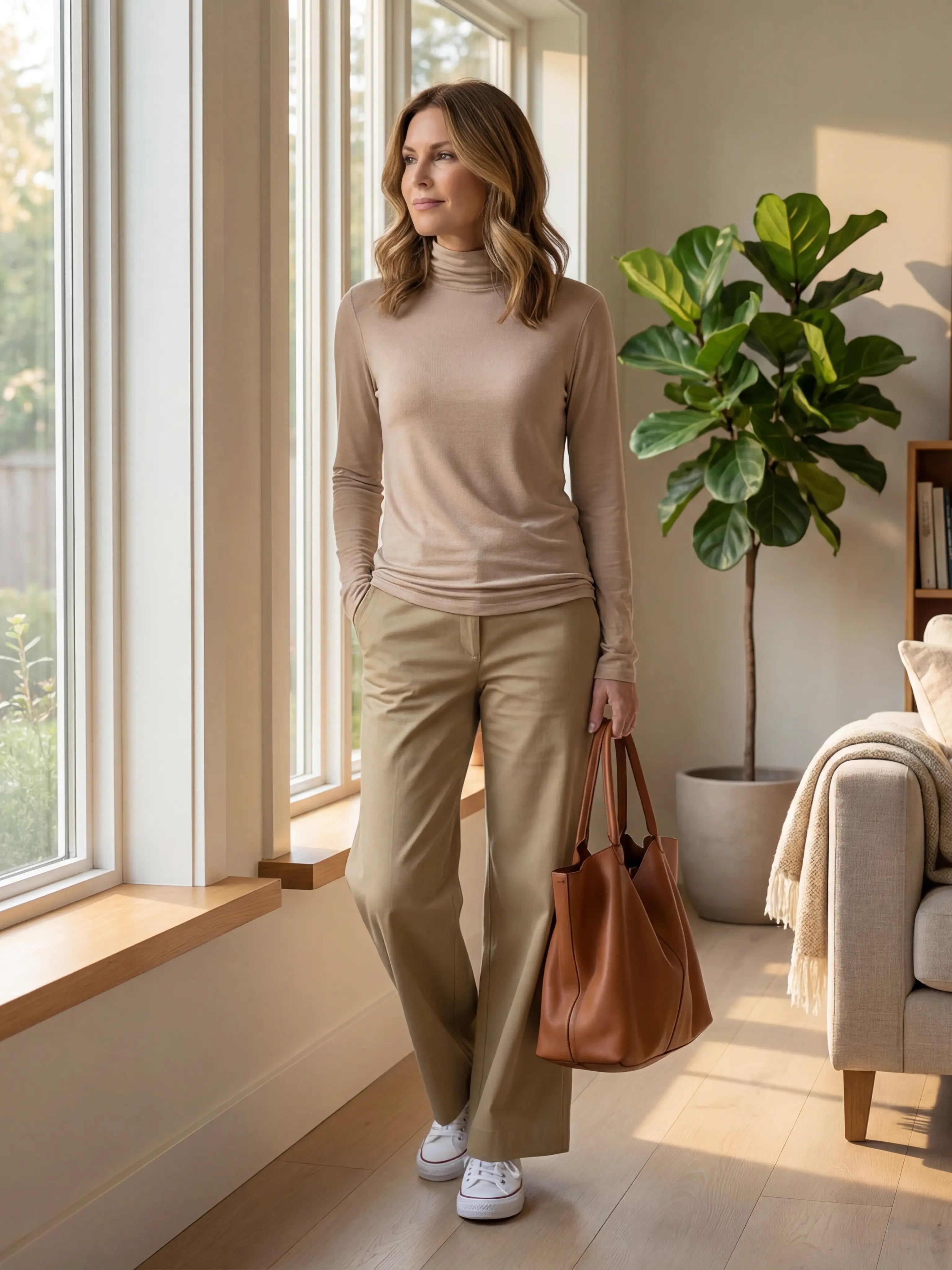 Cashmere blend Turtleneck Ultralight Top