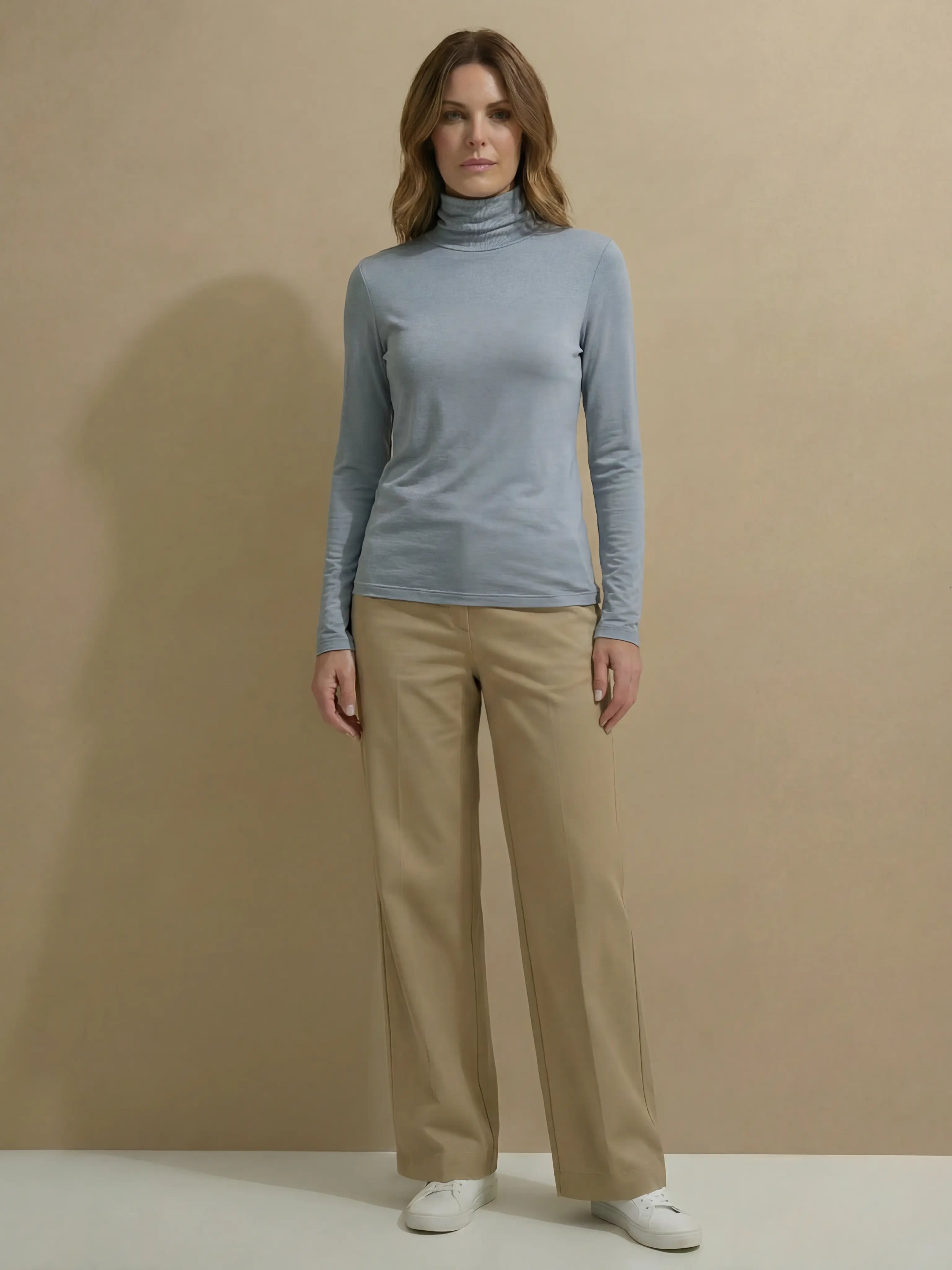 Cashmere blend Turtleneck Ultralight Top