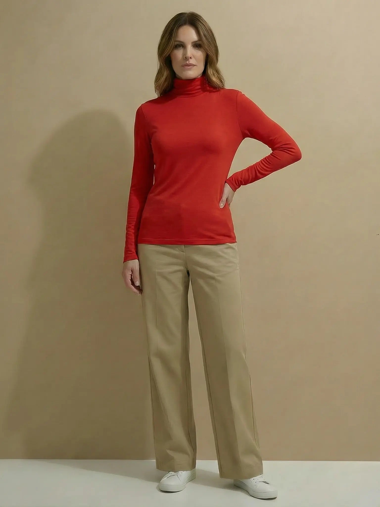 Cashmere blend Turtleneck Ultralight Top