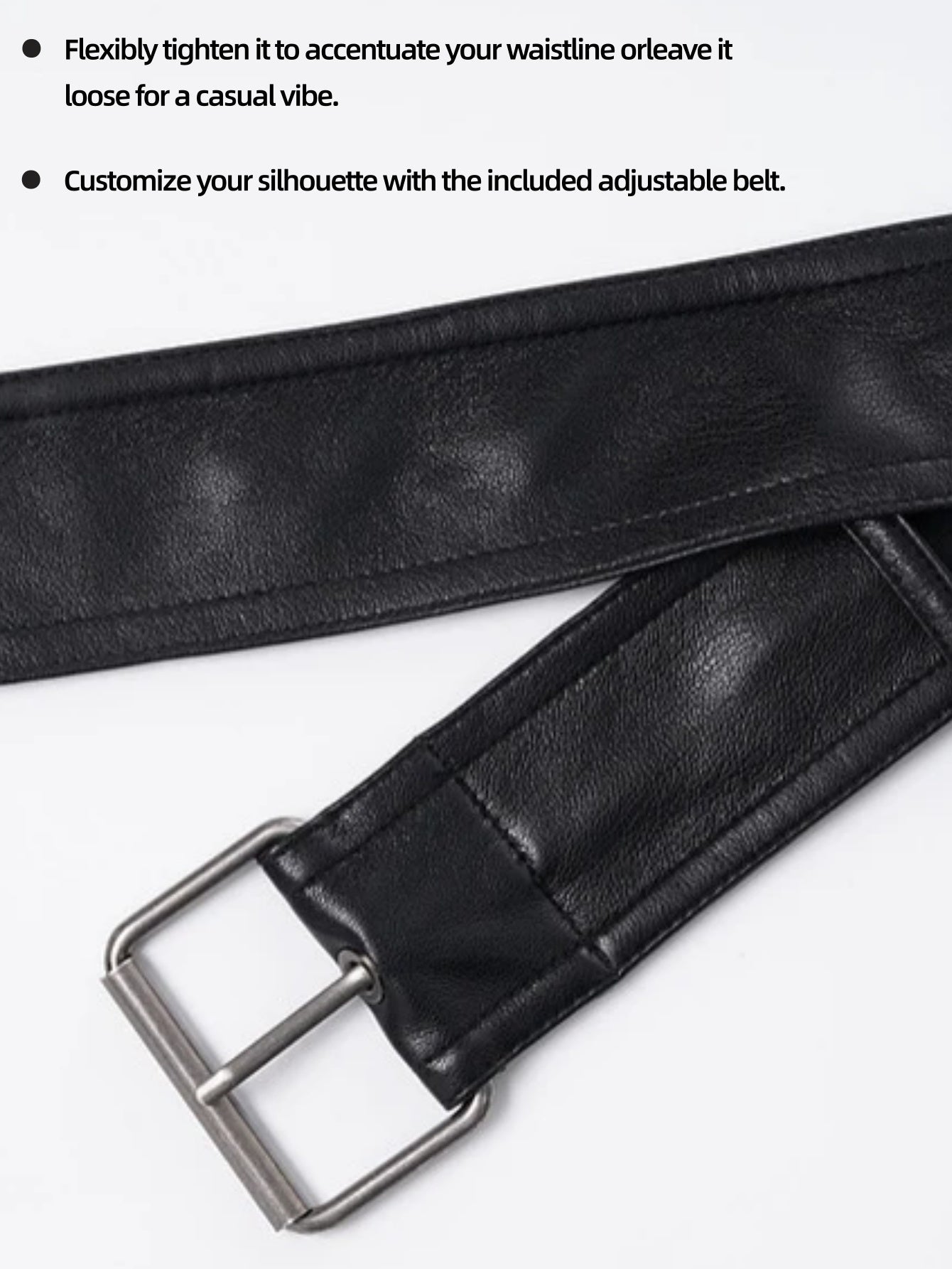 Faux Leather Moto Jacket