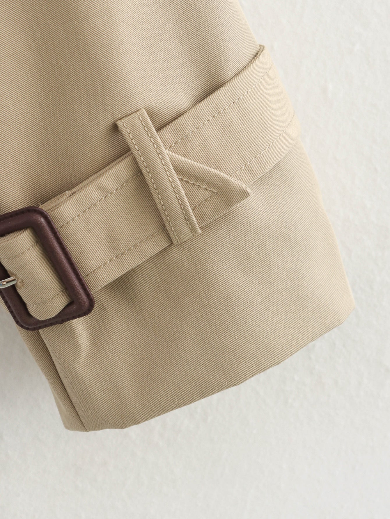 Classic Oversized Double-Breasted Trench Coat