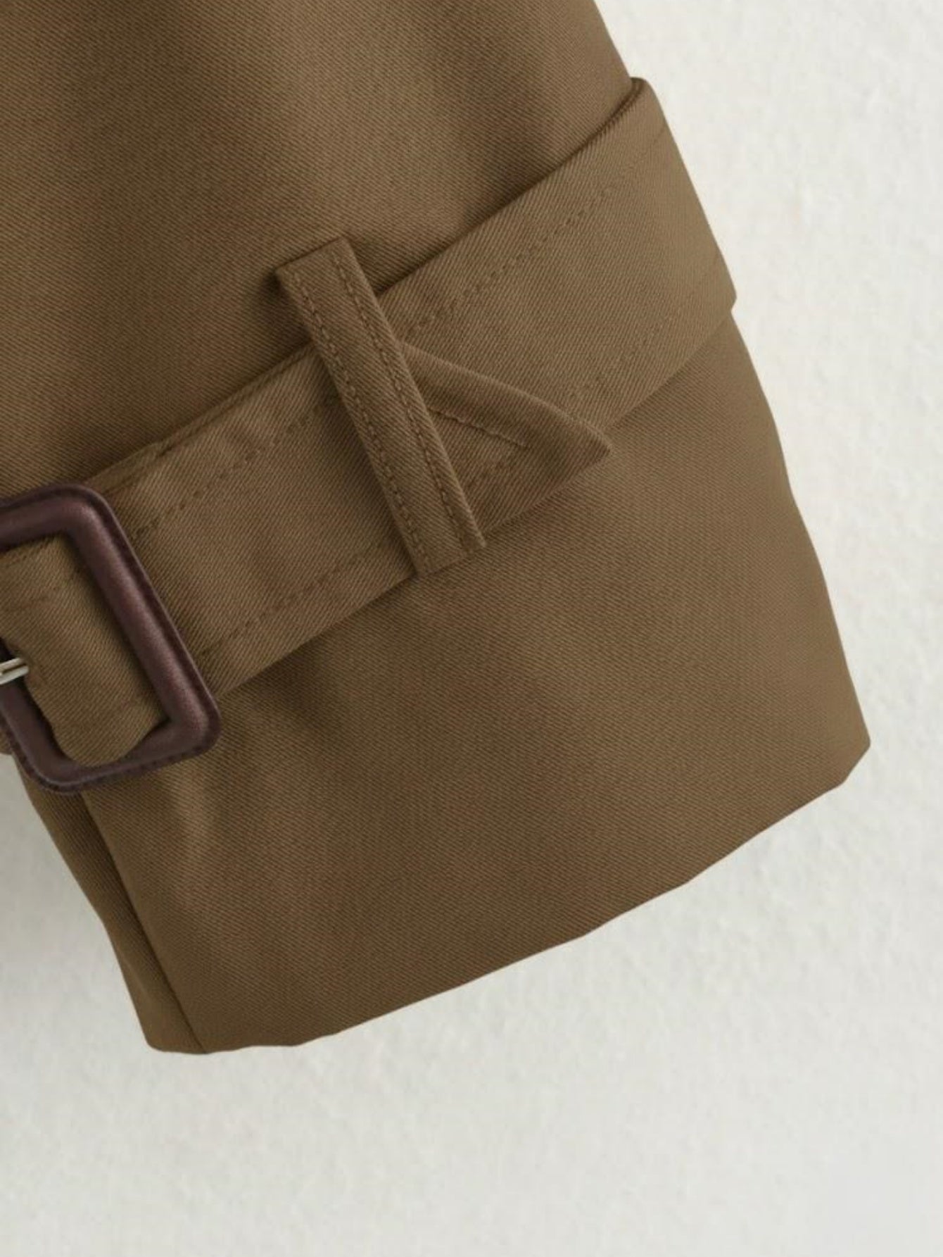 Classic Oversized Double-Breasted Trench Coat