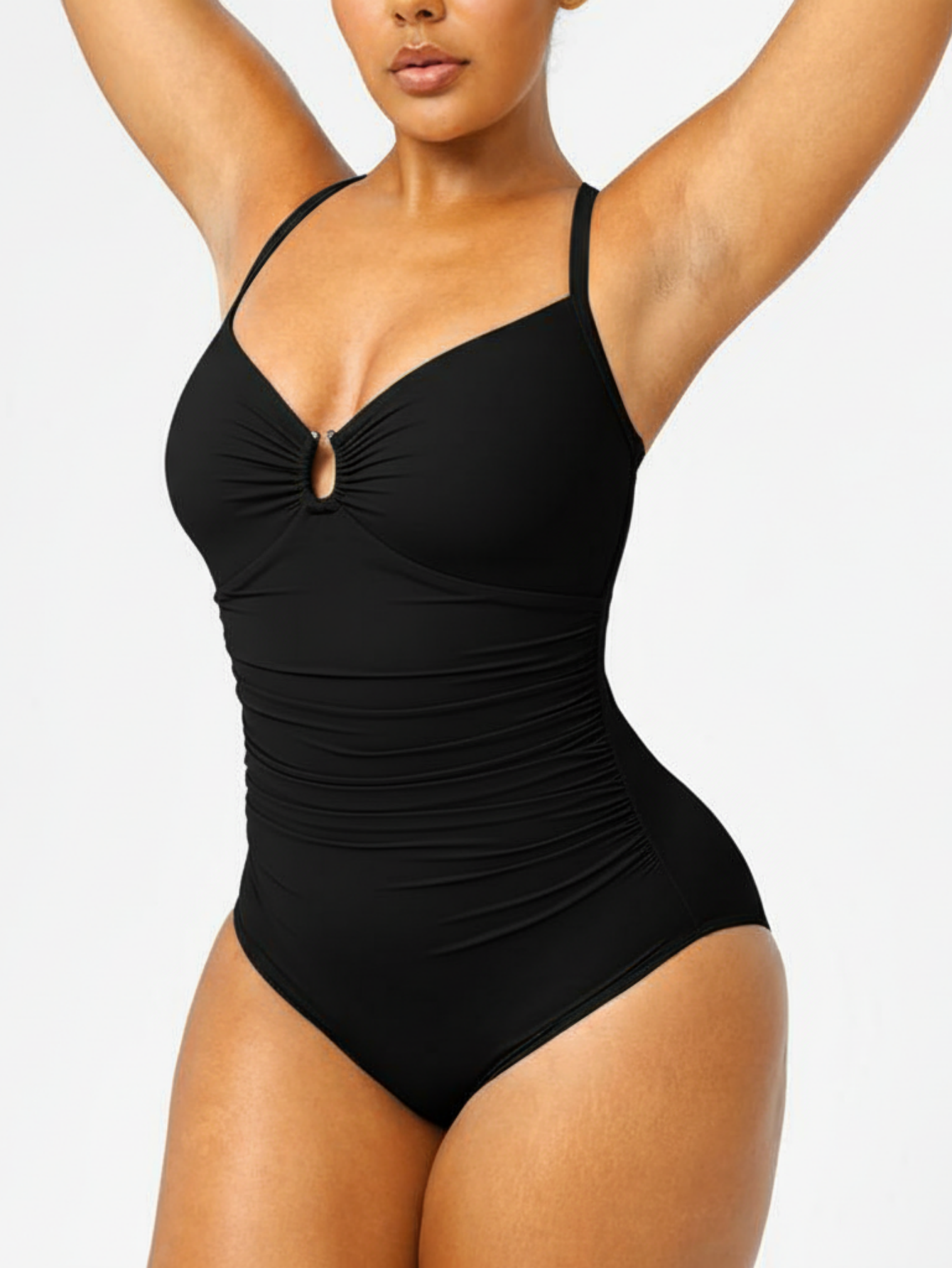 Cut Out Tummy Control One-Piece