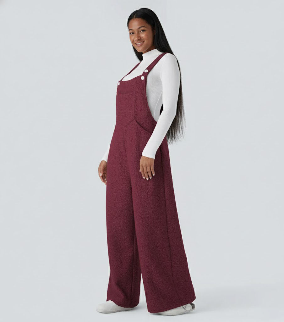 Pockets Casual Overalls
