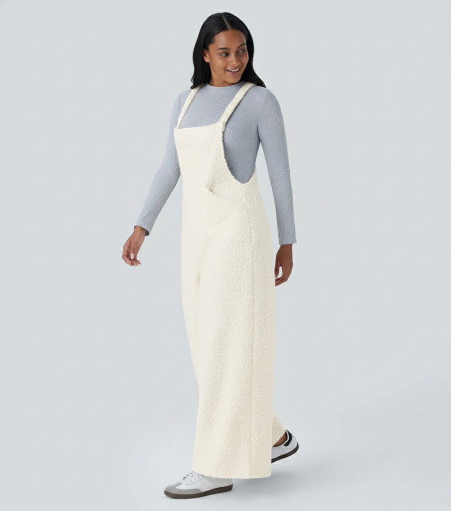 Pockets Casual Overalls