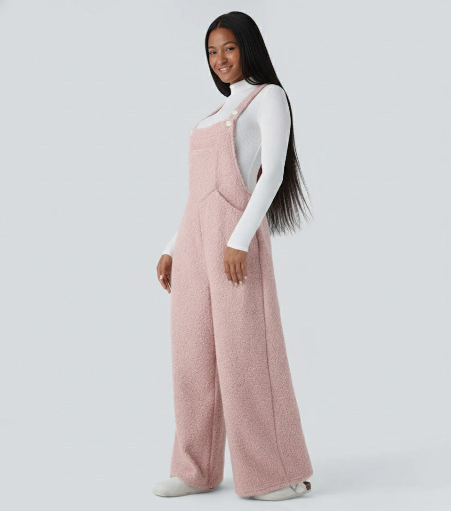 Pockets Casual Overalls