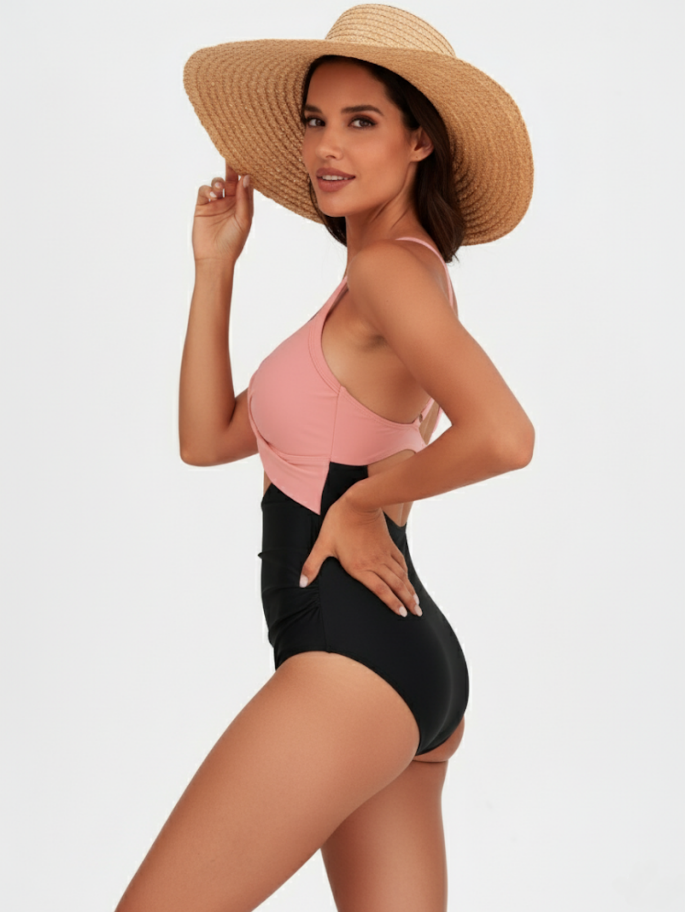 Cutout Tie-Back One-Piece