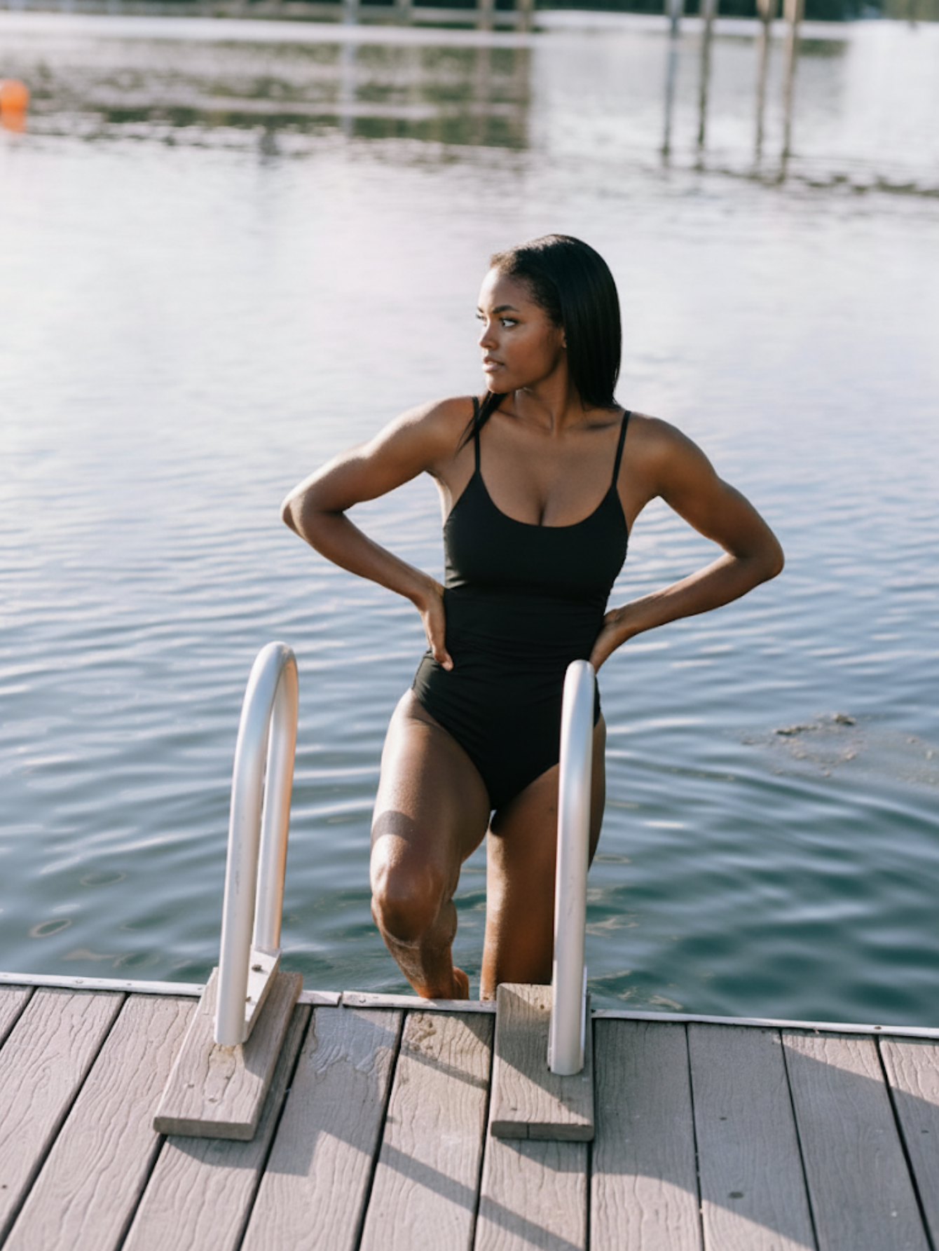 Ruched Tummy Control Backless Swimsuit