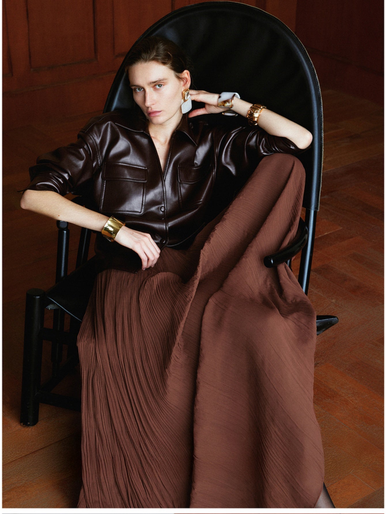 Faux Leather Moto Jacket