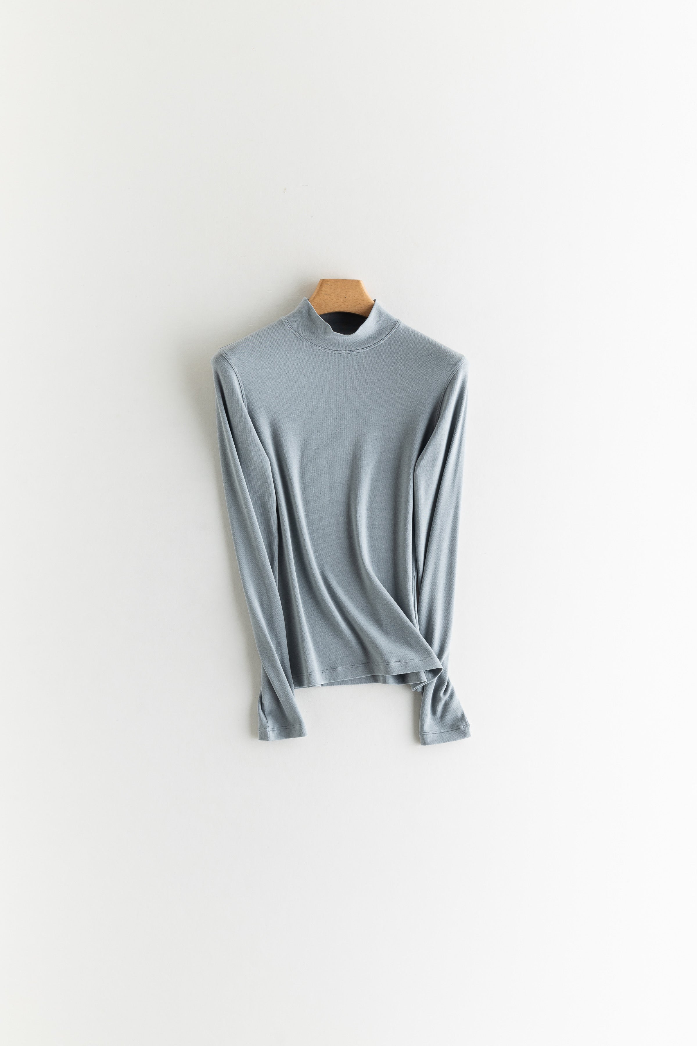 Cashmere blend Mock Neck Ultralight Top