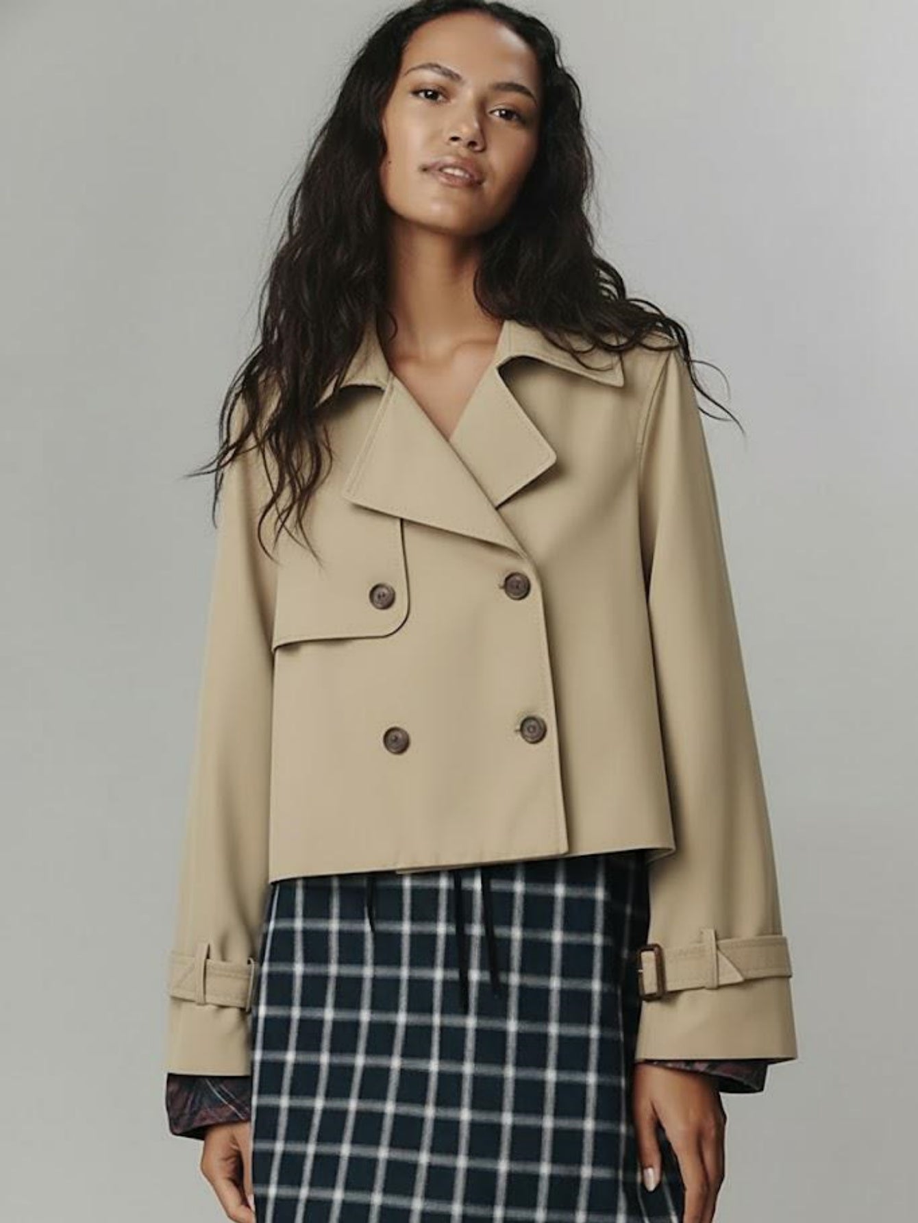 Classic Oversized Double-Breasted Trench Coat