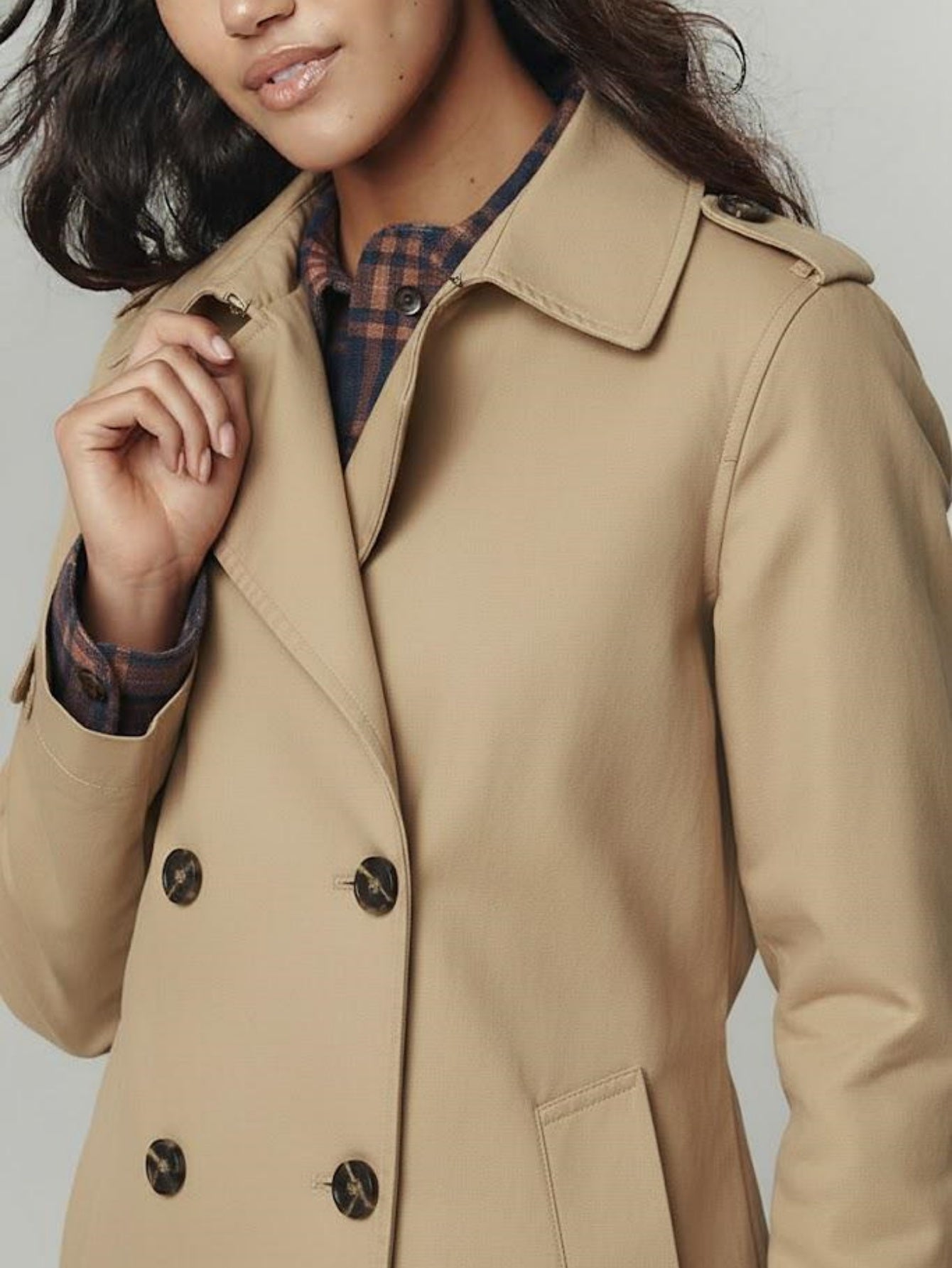 Classic Oversized Double-Breasted Trench Coat