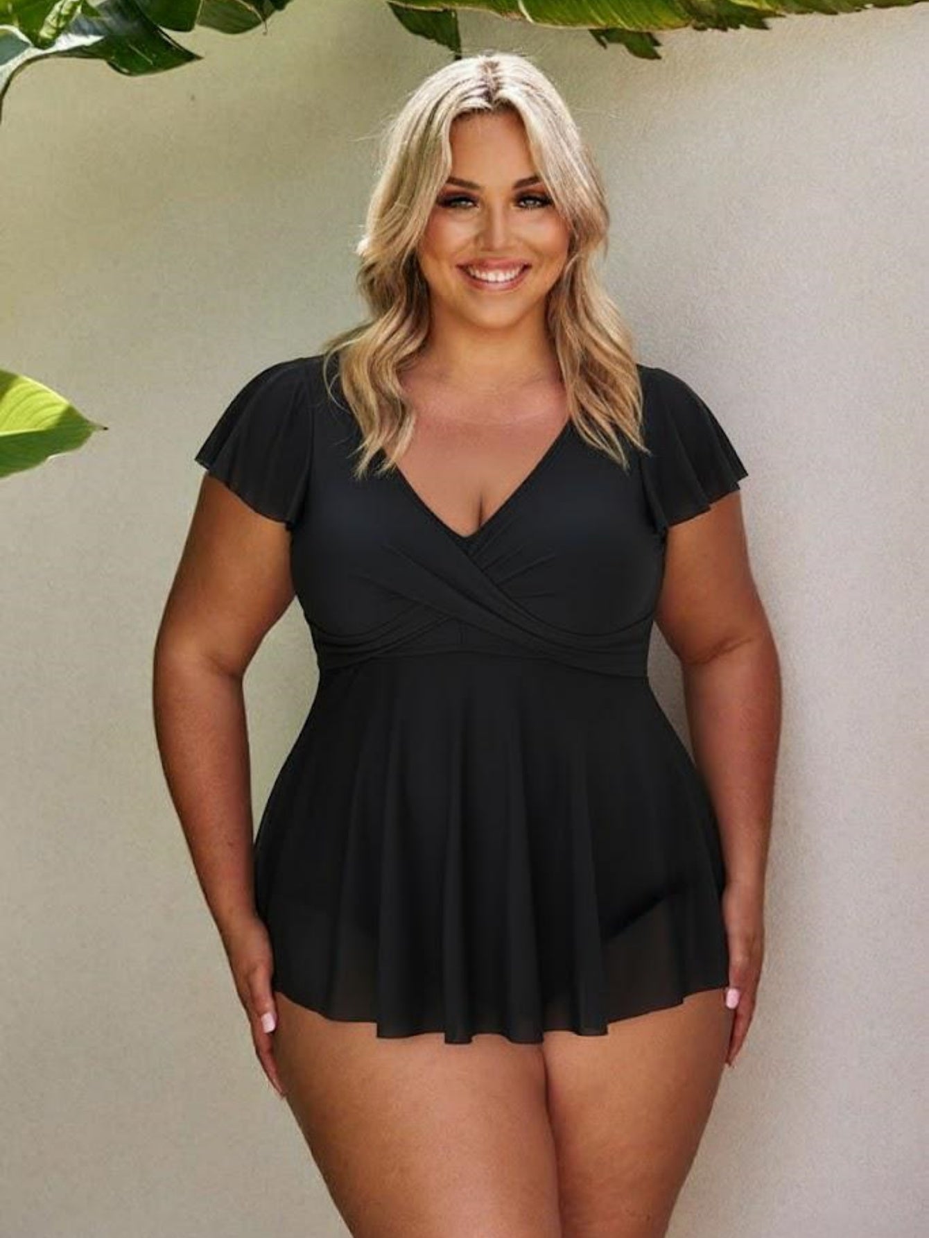 Plus Size Slimming Skirt Suit