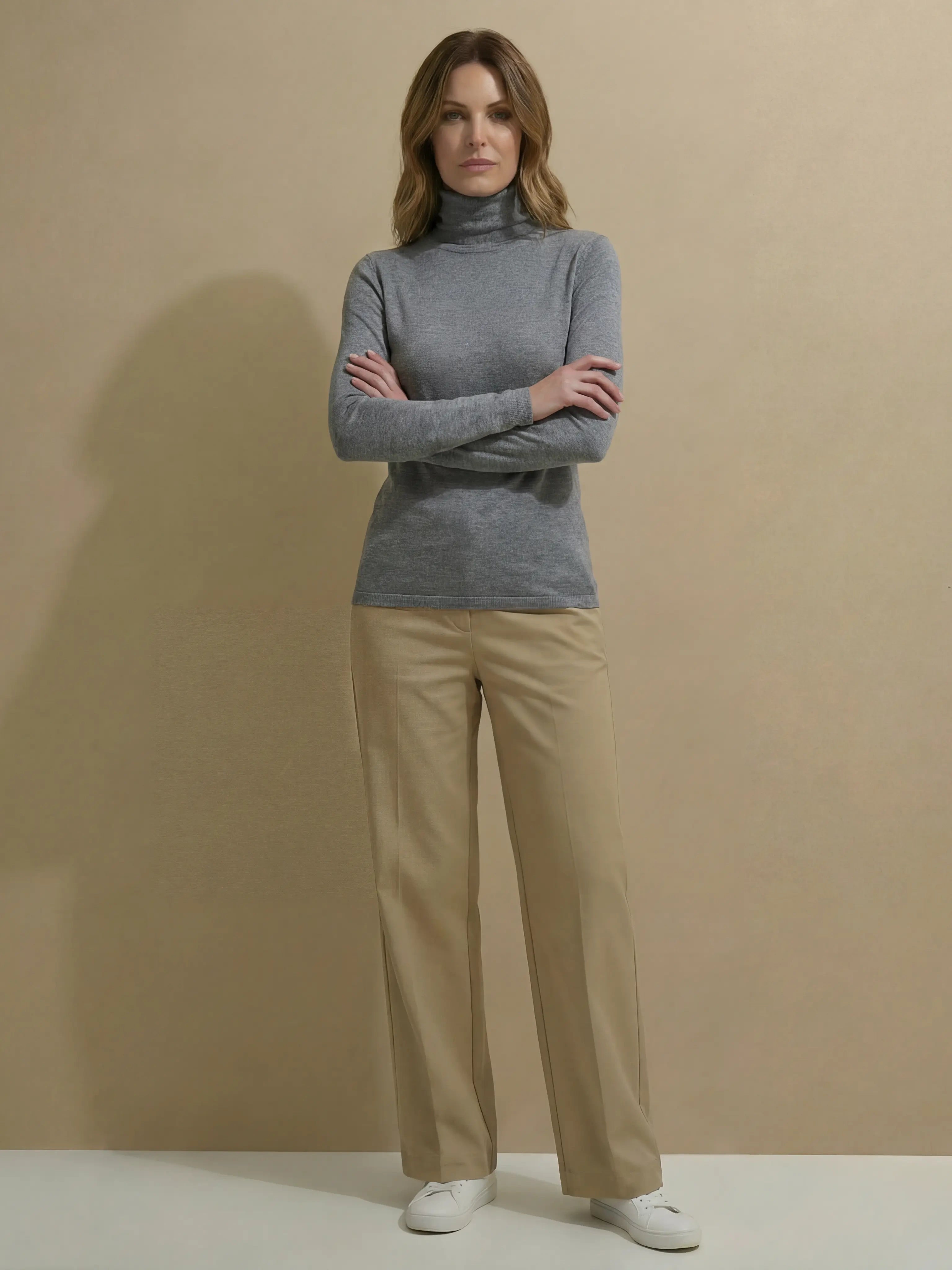 Cashmere blend Turtleneck Ultralight Top