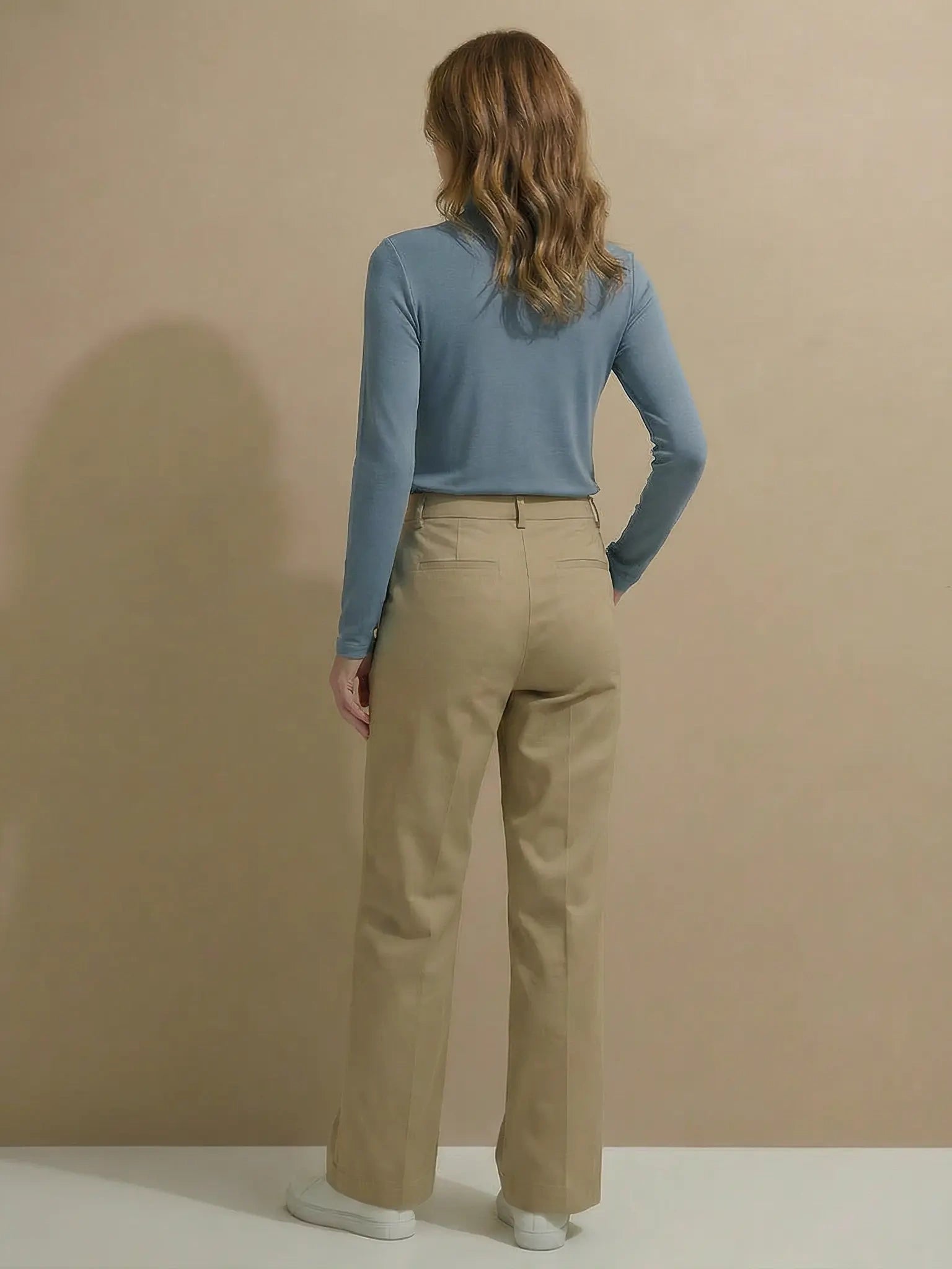 Cashmere blend Mock Neck Ultralight Top