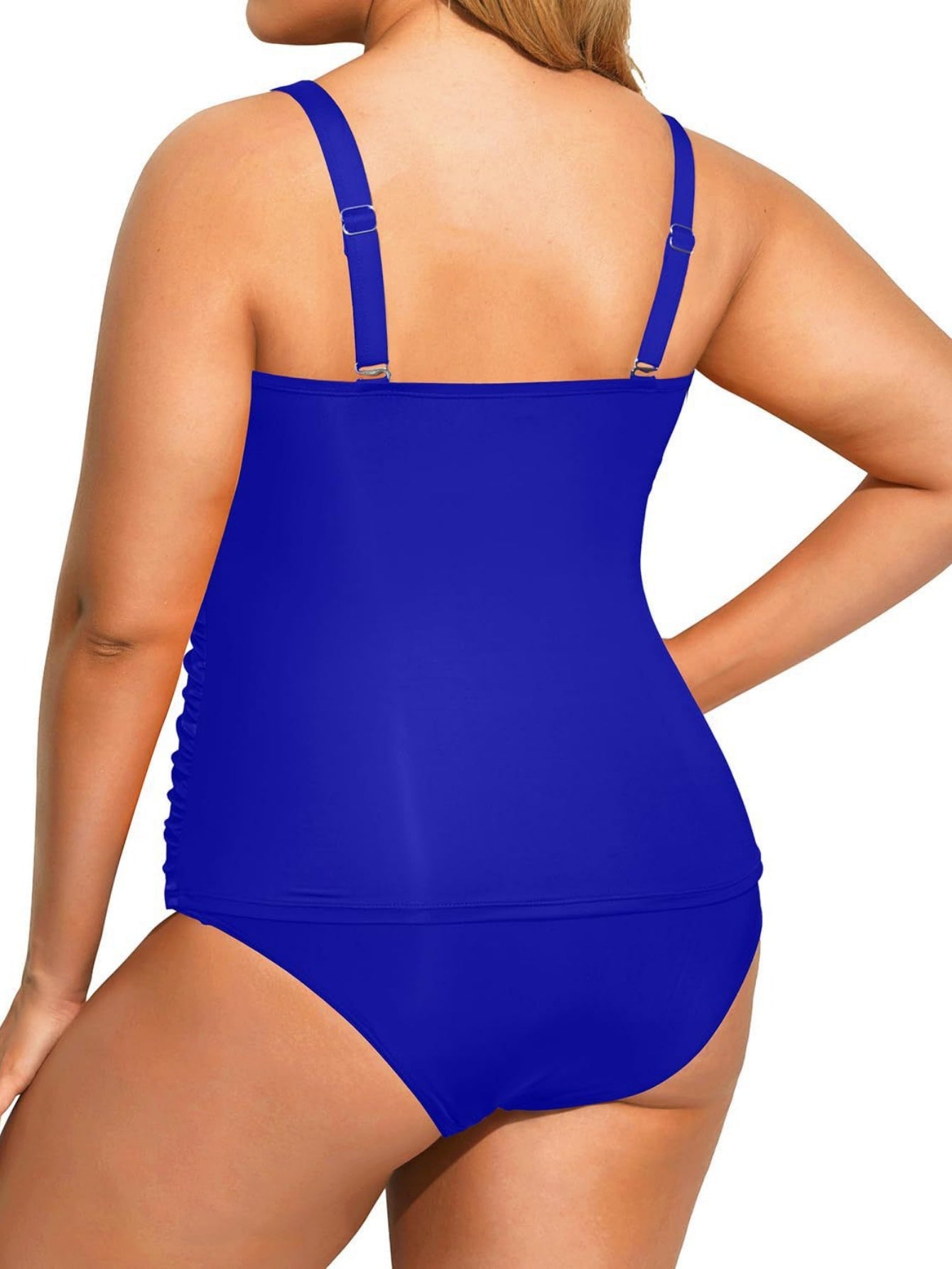 Ruched Tummy Control Tankini Set