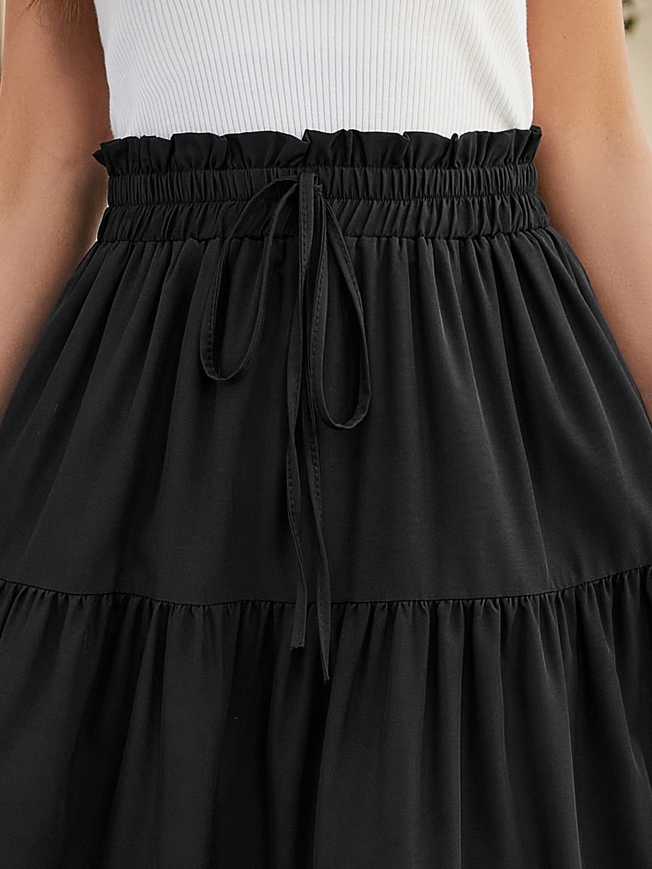 Flowy Tiered Boho Maxi Skirt