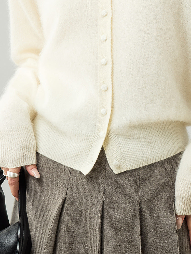 Cloud Cream Cashmere Cardigan