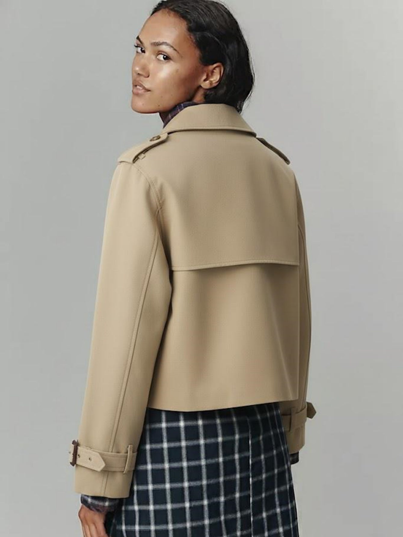 Classic Oversized Double-Breasted Trench Coat