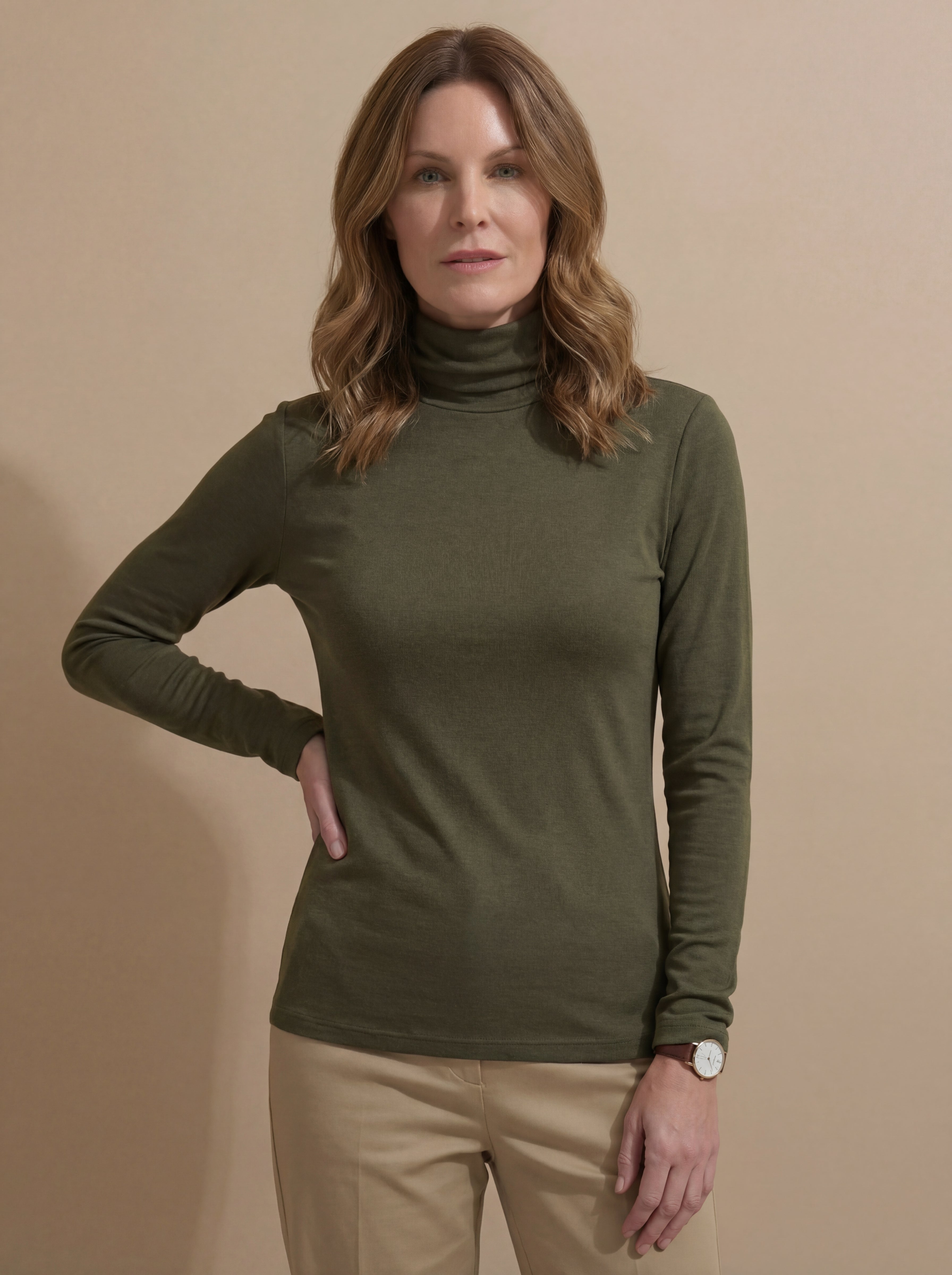 Cashmere blend Turtleneck Ultralight Top