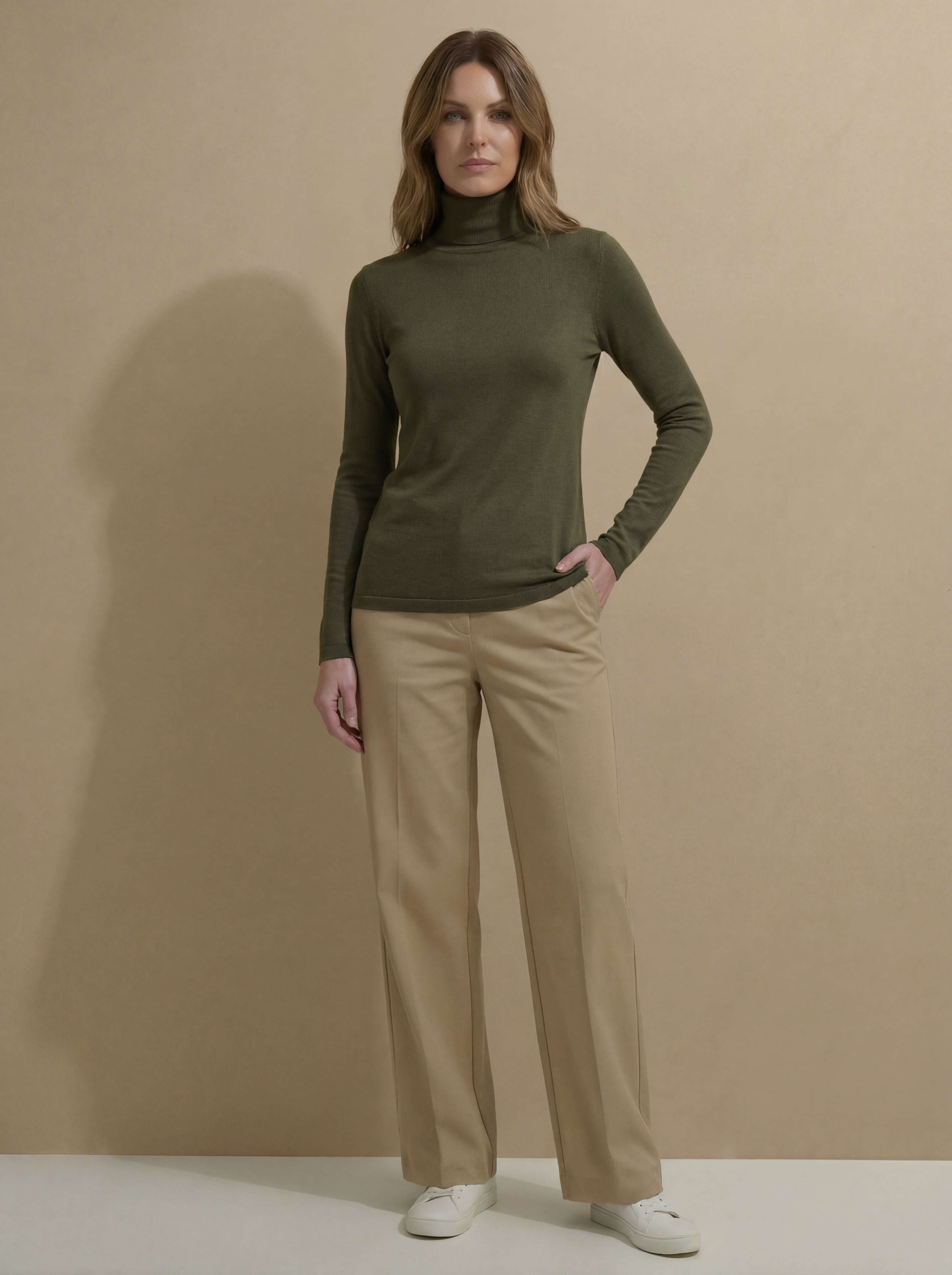 Cashmere blend Turtleneck Ultralight Top