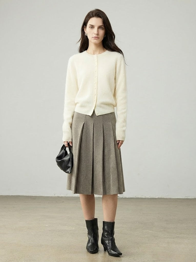 Cloud Cream Cashmere Cardigan