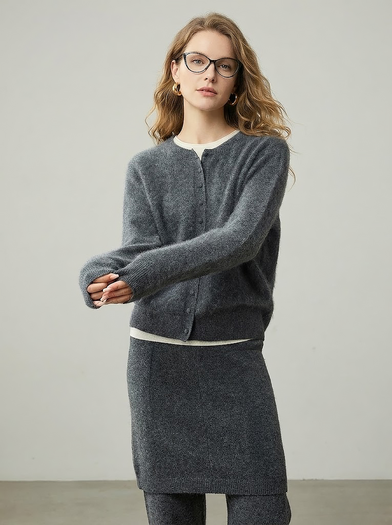 Cloud Cream Cashmere Cardigan