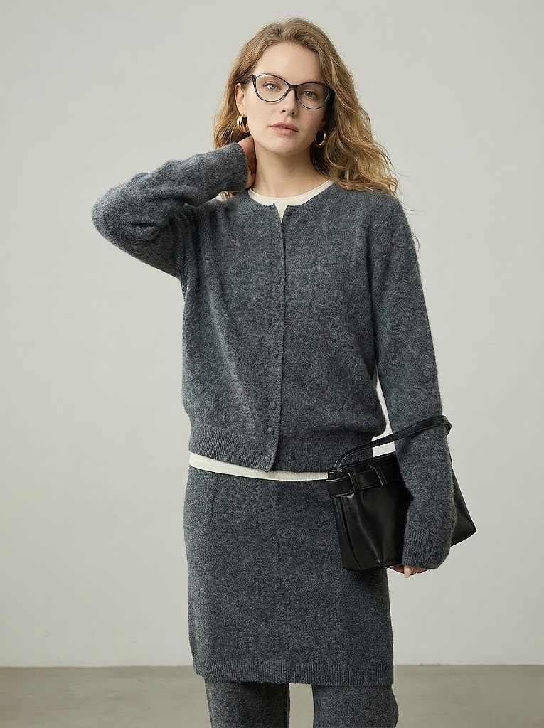 Cloud Cream Cashmere Cardigan