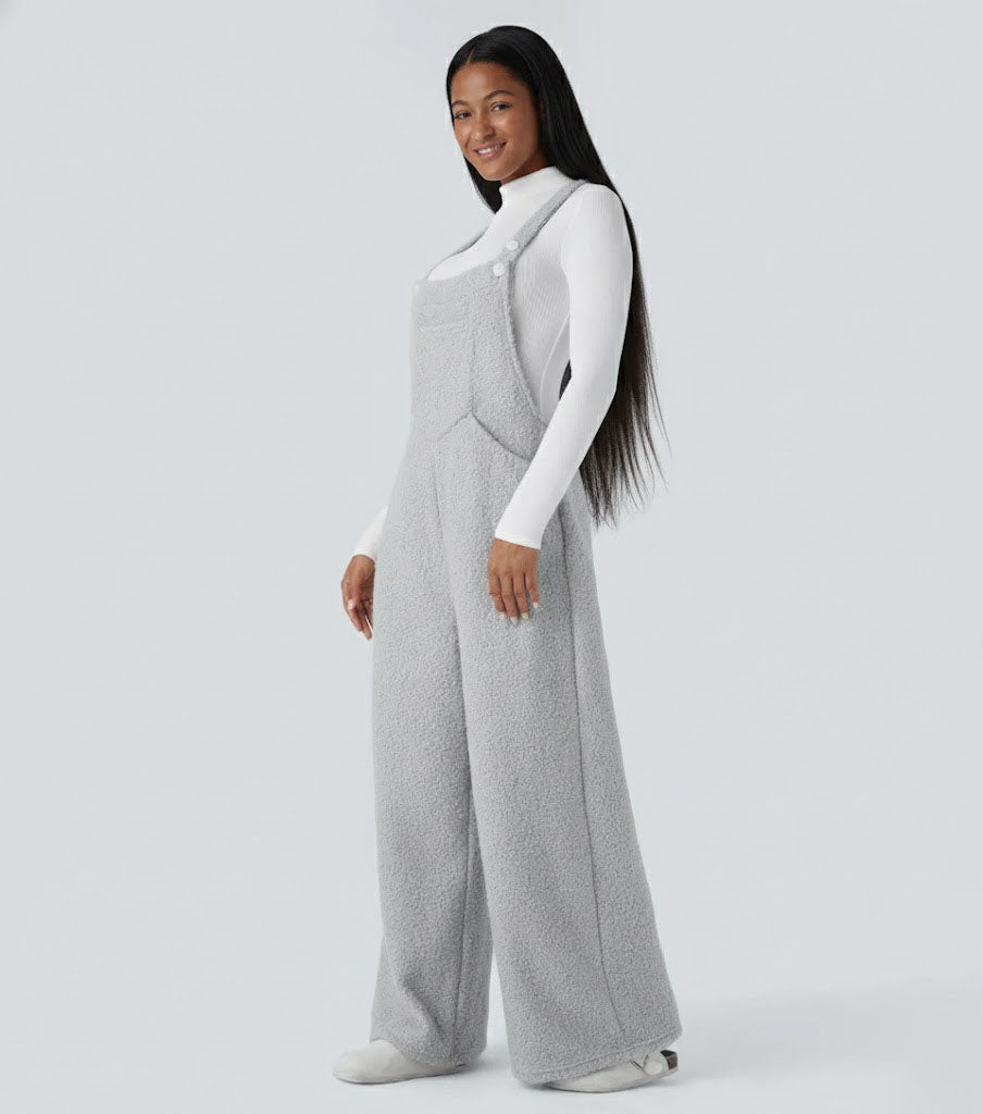 Pockets Casual Overalls