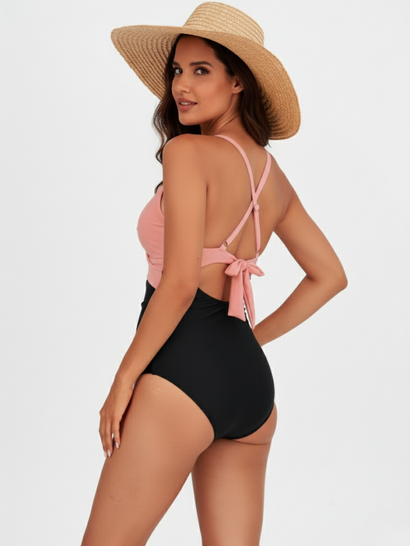 Cutout Tie-Back One-Piece