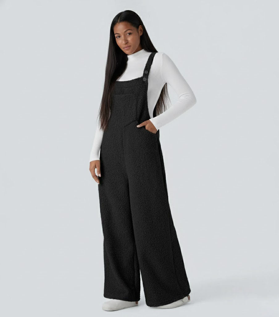 Pockets Casual Overalls